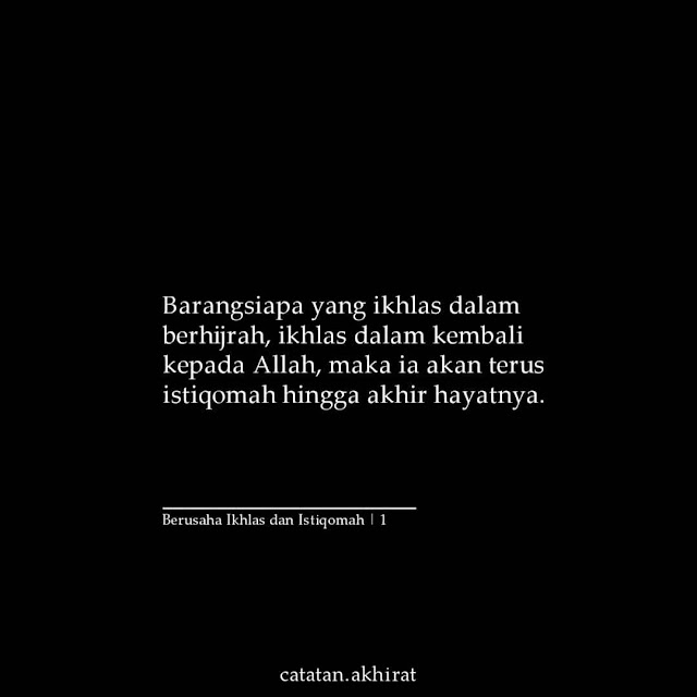 Bahagia Itu Ketika Orientasi Anda Akherat
