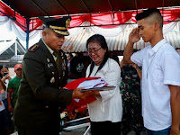 PIMPIN UPACARA PEMAKAMAN MILITER PRAJURIT TNI, DANRINDAM XVI/PATTIMURA: TUNAI SUDAH JANJI BHAKTI