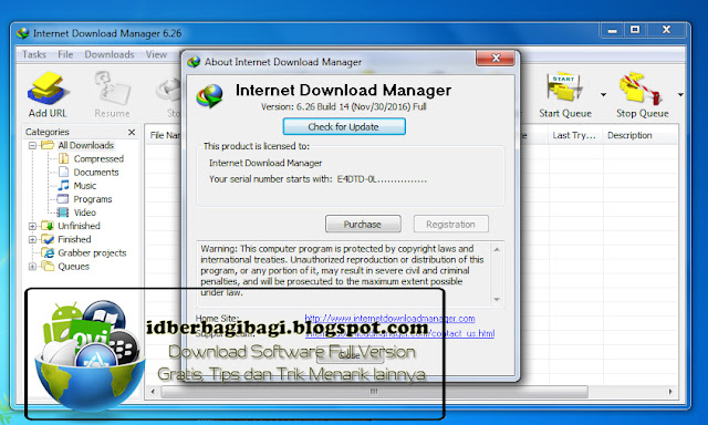 Download Internet Download Manager 6.26 Build 14 Full Version