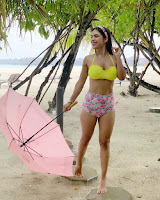 Neha Malik in Yellow Bikini Beautiful Actress Model in Spicy Yellow Bikini Pics .XYZ Exclusive 06.jpg