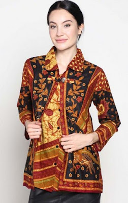 Contoh Baju Batik Kantor Terbaru