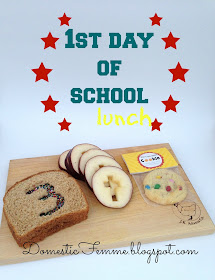 First Day of School Lunch #BackToSchool #LunchIdeas #FirstDayOfSchool #1stDayOfSchool #Lunch #Ideas #Idea #Lunches #1st #Back #To #Day #Cookie #Cutter #Sandwich #Sandwiches #Printable #Printables #One #Smart #Cookie