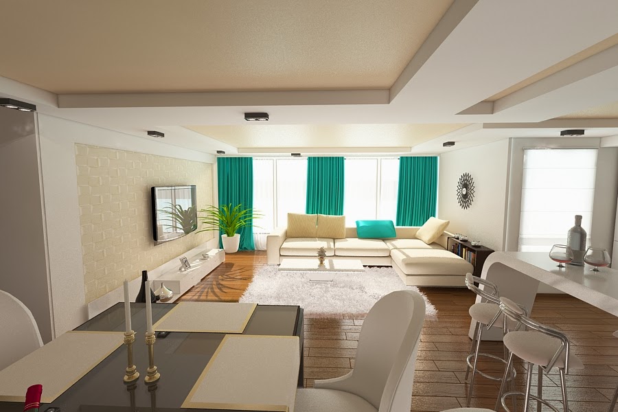 Design interior living apartament - Amenajari interioare casa Constanta