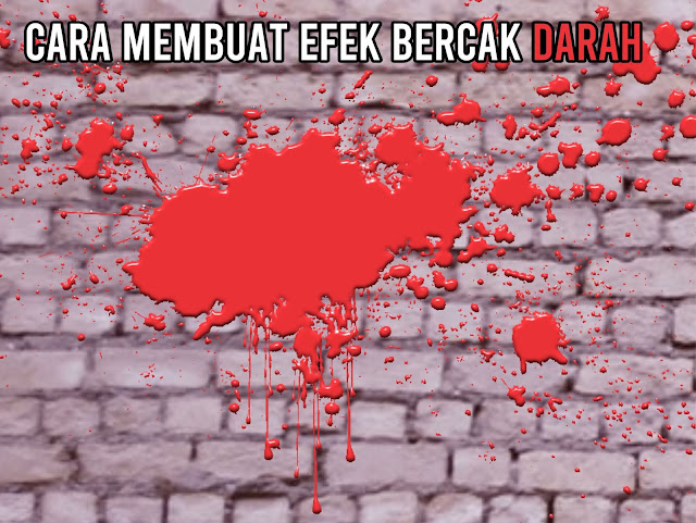 tutorial membuat efek darah di corelraw