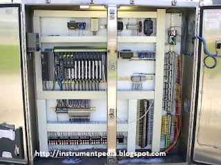 control panel - PLC/DCS/relay recieve inputs from instrument and give outputs to MCC