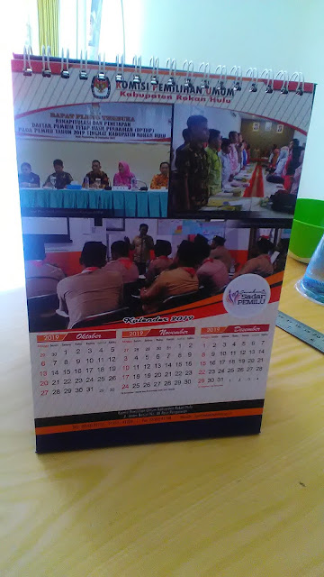 Kalender Meja KPU