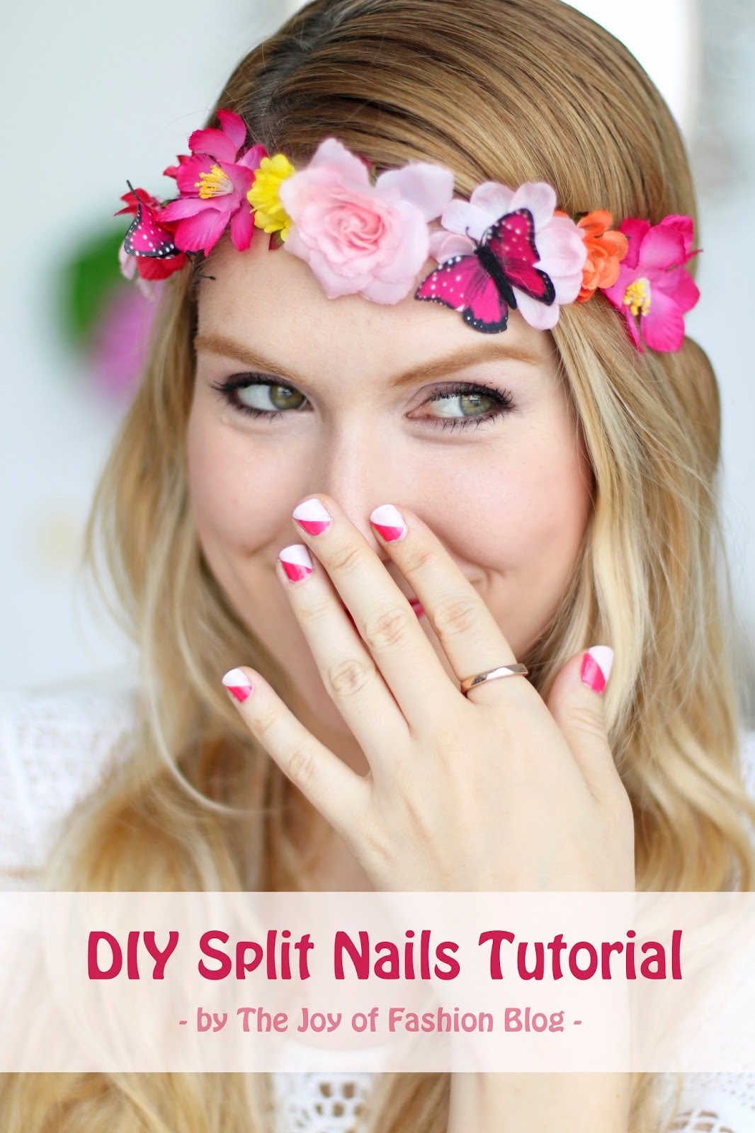 Super easy split nails tutorial! Click through for step by step