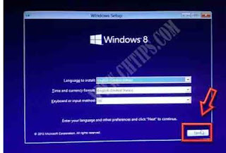 select-language-and-click-install-windows-8