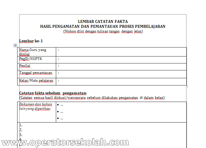 Cara mendapatkan Lembar S22a, S22b dan S23 Penilaian PKG 