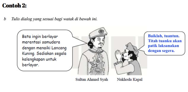 Bahasa Melayu Study Notes: Tulis Dialog