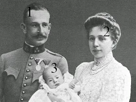 Alois, Elisabeth Amalie et Franz Josef von und  zu Liechtenstein