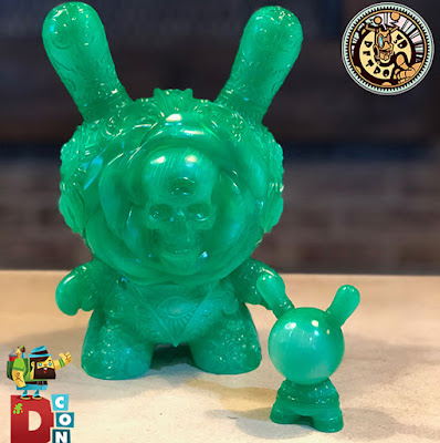 Designer Con 2017 Exclusive The Clairvoyant Jade Edition Dunny 8” Vinyl Figure by JRYU x Kidrobot x 3DRetro