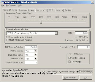 TCP Optimizer