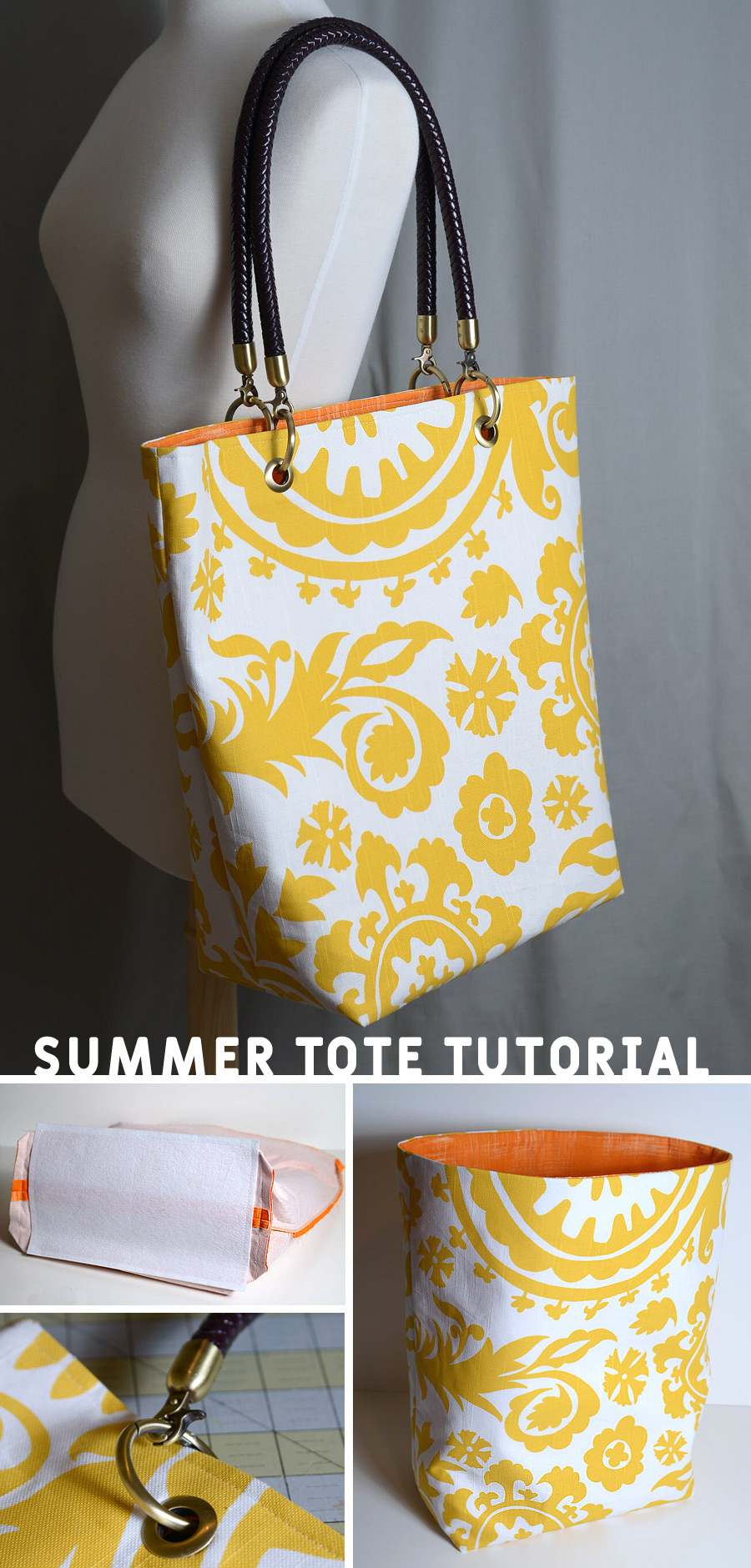 Decked Out Summer Tote Bag Tutorial