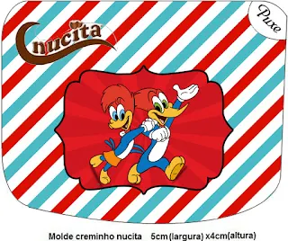 Woody Woodpecker Free Printable Candy Bar Labels. 