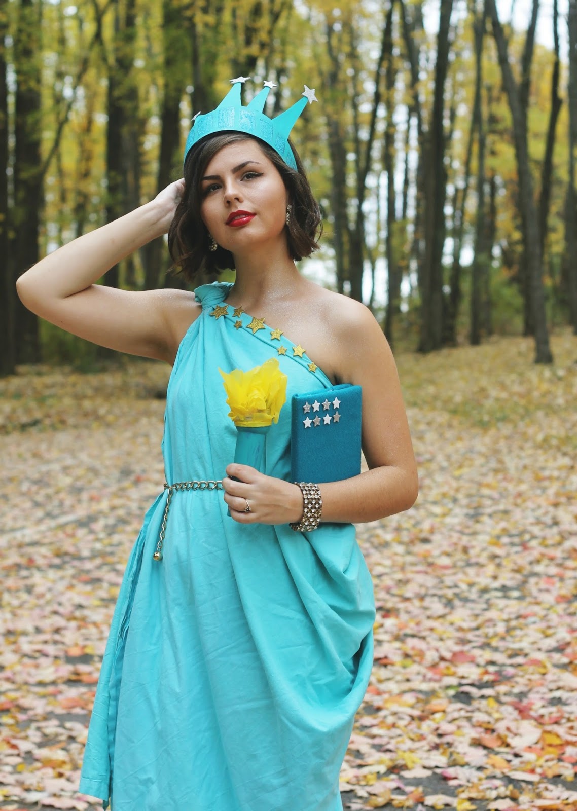 Halloween 2015: DIY Statue of Liberty Costume! | Passing Whimsies