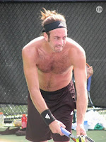 Nicolas Massu Shirtless on Miami Open