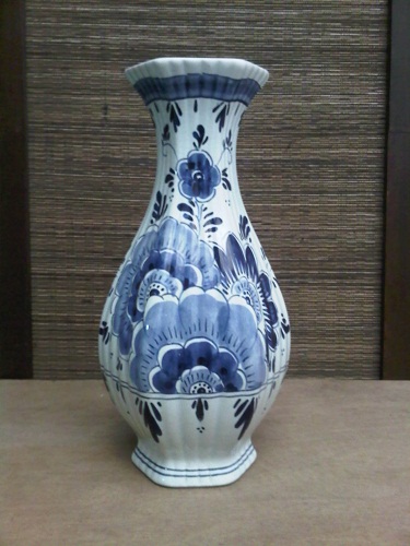 Karya Babah Antik Delft Vase Original Delft Handgemalt