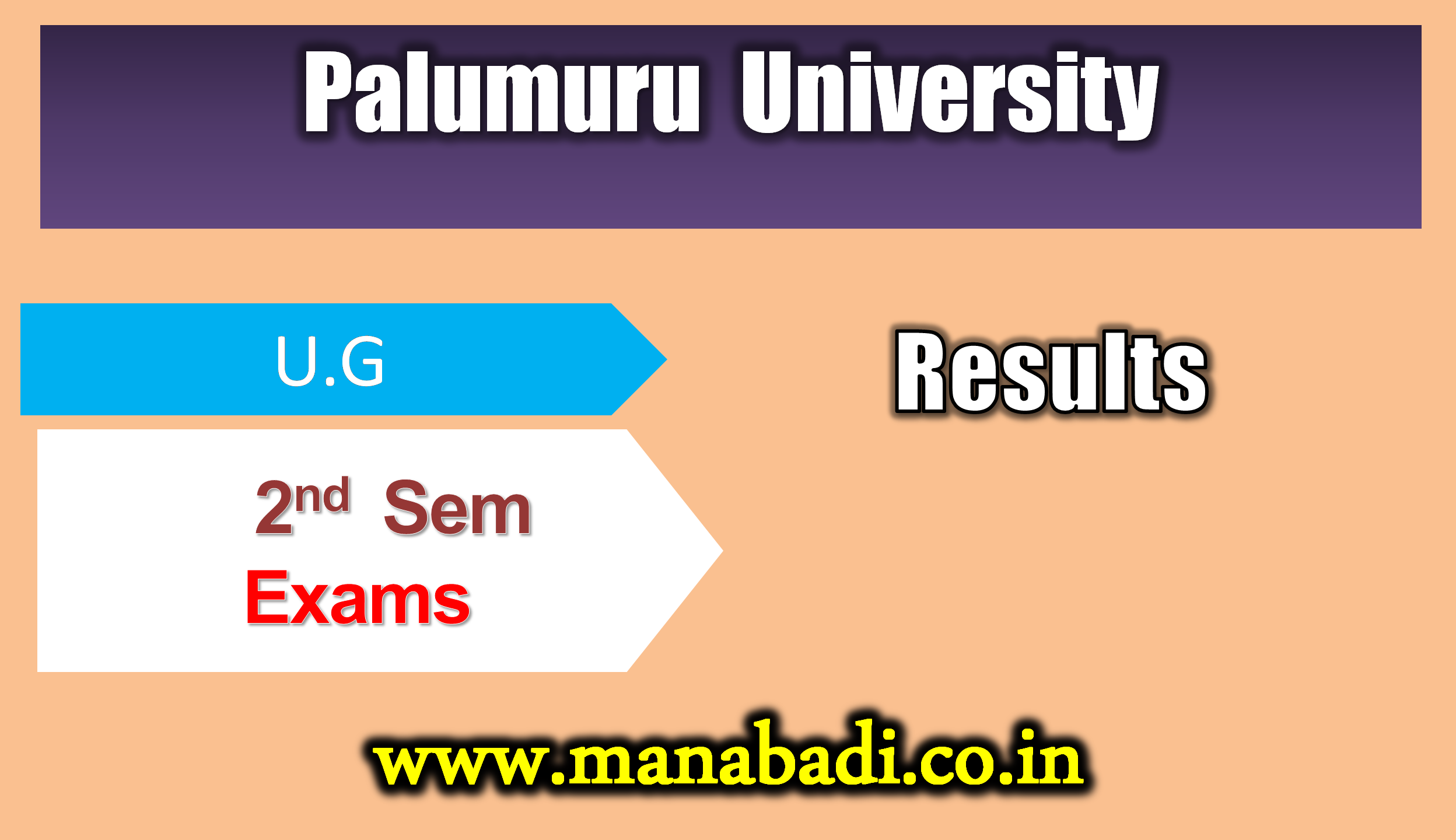 Palumuru University UG 2nd-Sem Reg July-2023 Revaluation - Results