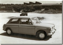 1971 Henrik's first car, orange Austin America