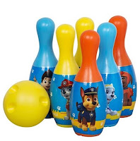 paw patrol bowling set skittles