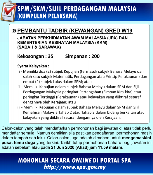 Jawatan Kosong Di Jabatan Perkhidmatan Awam Jpa 2020 Jobcari Com Jawatan Kosong Terkini