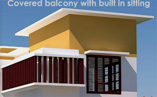 Covered balcony