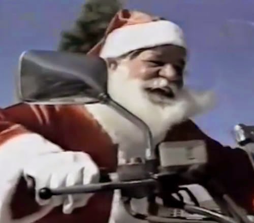 Campanha do Papai Noel de Agosto da rede varejista Onogás, nos anos 80.