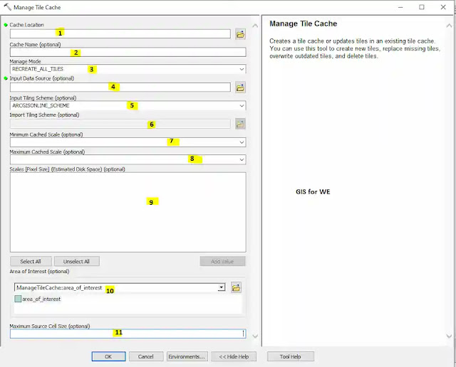 Manage Tile Cache Tool