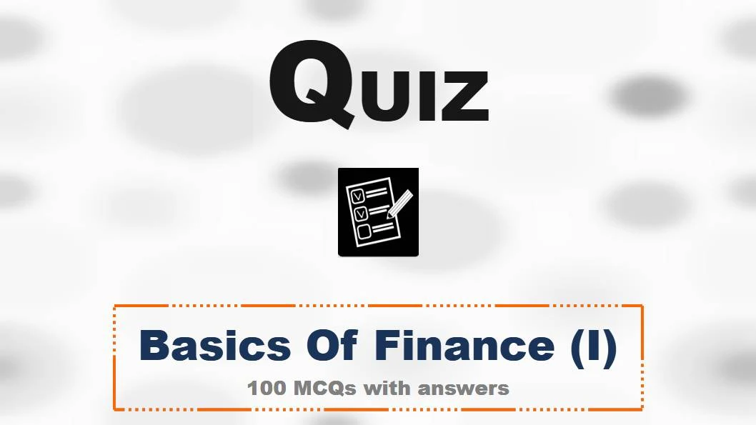 Basic Finance Quiz: Test Your Financial Knowledge (easy Level) #quiz