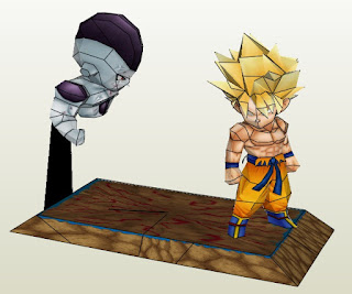 Goku vs Frieze Diorama