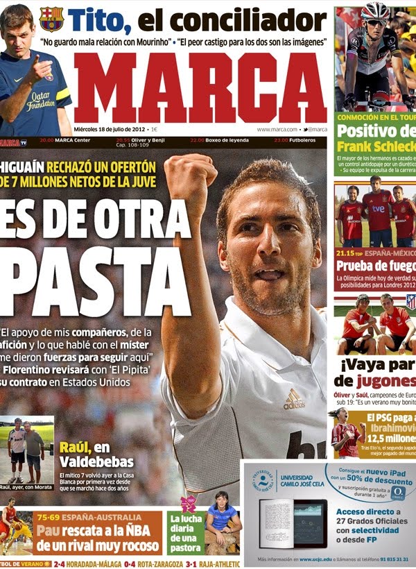 Diario Marca PDF del 18 de Julio 2012 Diario Marca PDF del 18 de Julio 2012