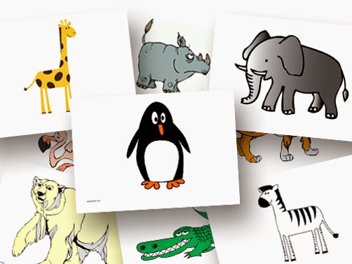 Bildkarten Tiere im Zoo - DaZ Material für die Sprachförderung in der Grundschule