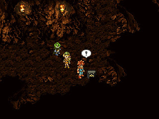 A sealed chest inside the Magic Cave, an extremely short dungeon in Chrono Trigger.