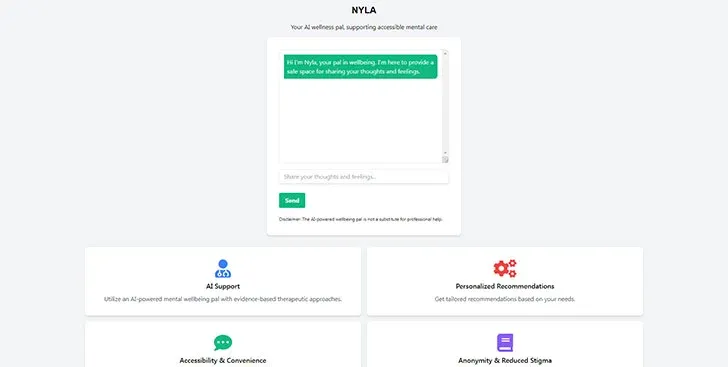 AI Healthcare Medical Care Website NYLA