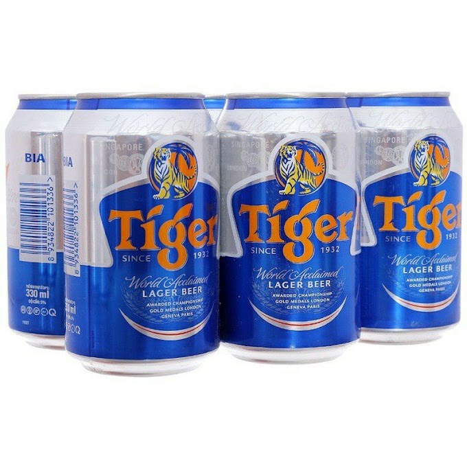 [ softdrink94 ] Thùng 24 lon bia tiger xanh 330ml (date xa)