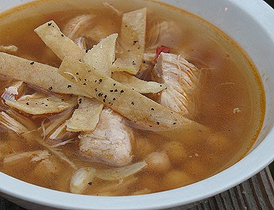 chicken soup recipe. for Chipotle Chicken Soup