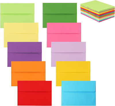 Colorful Envelopes, Size A6