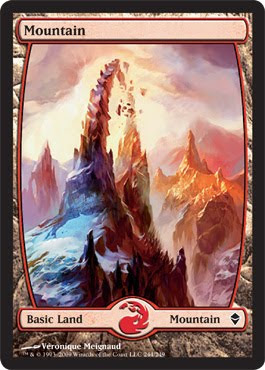 Montaña Zendikar extended art