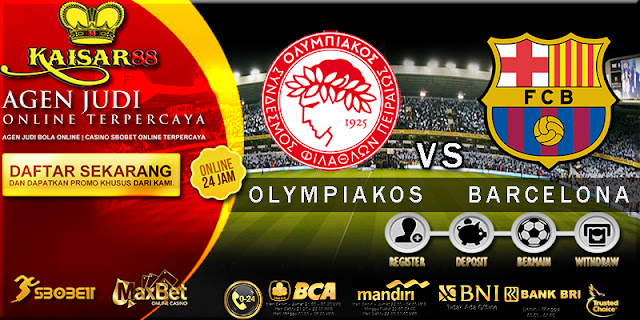 PREDIKSI OLYMPIAKOS PIRAEUS VS BARCELONA 01 NOVEMBER 2017