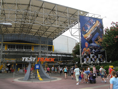 Disney World Epcot Test Track. Walt Disney World's Epcot.