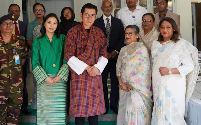 King Jigme Khesar Namgyel, Queen Jetsun Pema, Crown Prince Jigme Namgyel, Prince Ugyen and Princess Sonam Yangden