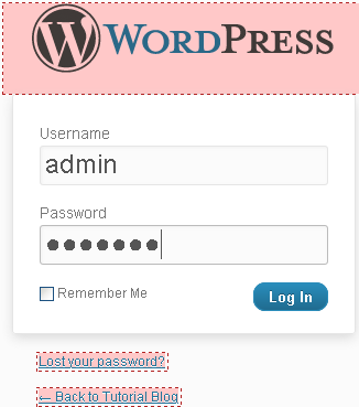 Gambar 11Log In Administrator CMS Wordpress