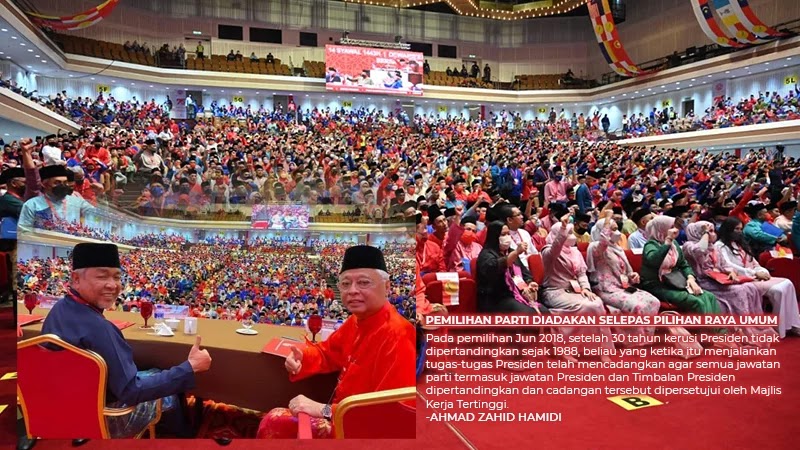 Akar umbi UMNO sebulat suara lulus usul pinda perlembagaan