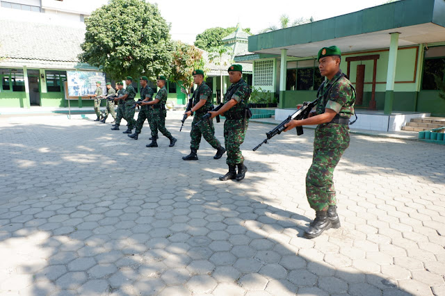 KodimKaranganyar – Latihan M5 Guna Meningkatkan Naluri Tempur Prajurit