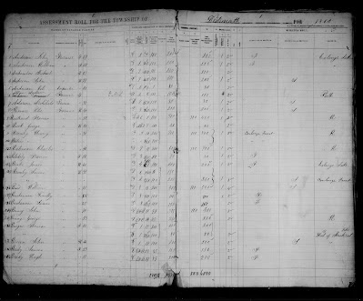 Westmeath Township, Renfrew, Ontario, Canada, "Canada, Ontario Tax Assessment Rolls, 1834-1899,"; database with digital images, FamilySearch, FamilySearch (https://www.familysearch.org/ark:/61903/3:1:3QHV-F3CV-2R7F : accessed 29 Apr 2024), 1864, p 1.