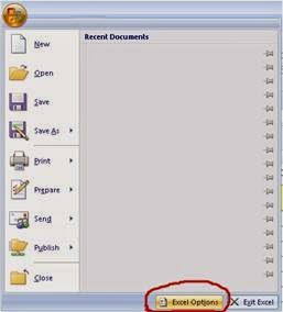 Excel Options