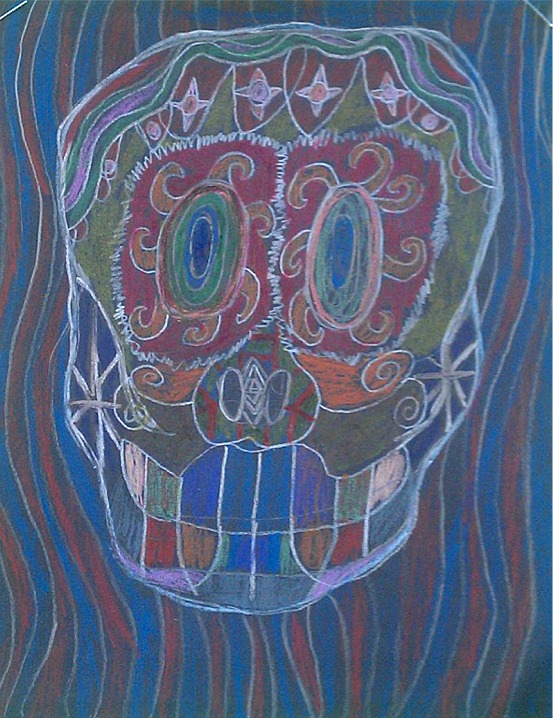 The David Lubin Art Studio Decorative Skull Drawings