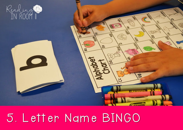 An alphabet chart is a great resource for teaching and reinforcing letter names and sounds.  Here is a FREE printable alphabet chart along with my top 10 ways to use it (in no particular order) as a part of small group instruction or literacy centers.