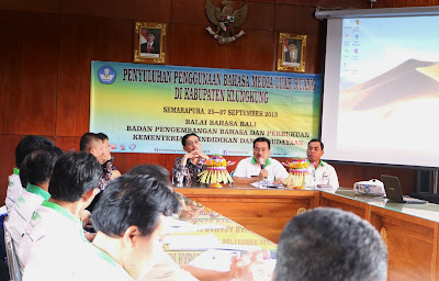 Balai Bahasa Bali Adakan Penyuluhan di Klungkung